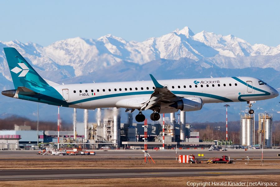 Air Dolomiti Embraer ERJ-195LR (ERJ-190-200LR) (I-ADJL) | Photo 337883