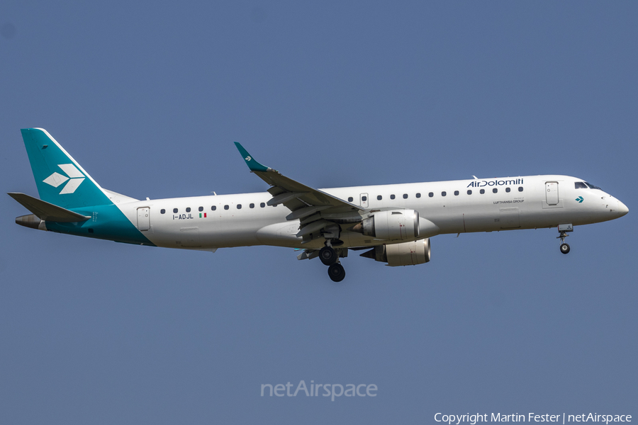 Air Dolomiti Embraer ERJ-195LR (ERJ-190-200LR) (I-ADJL) | Photo 468833