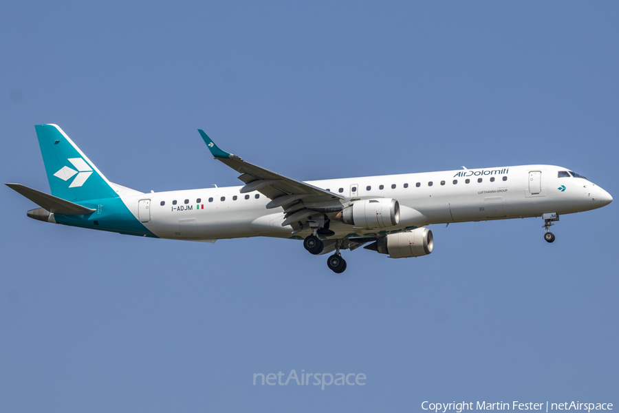 Air Dolomiti Embraer ERJ-195LR (ERJ-190-200LR) (I-ADJM) | Photo 468839