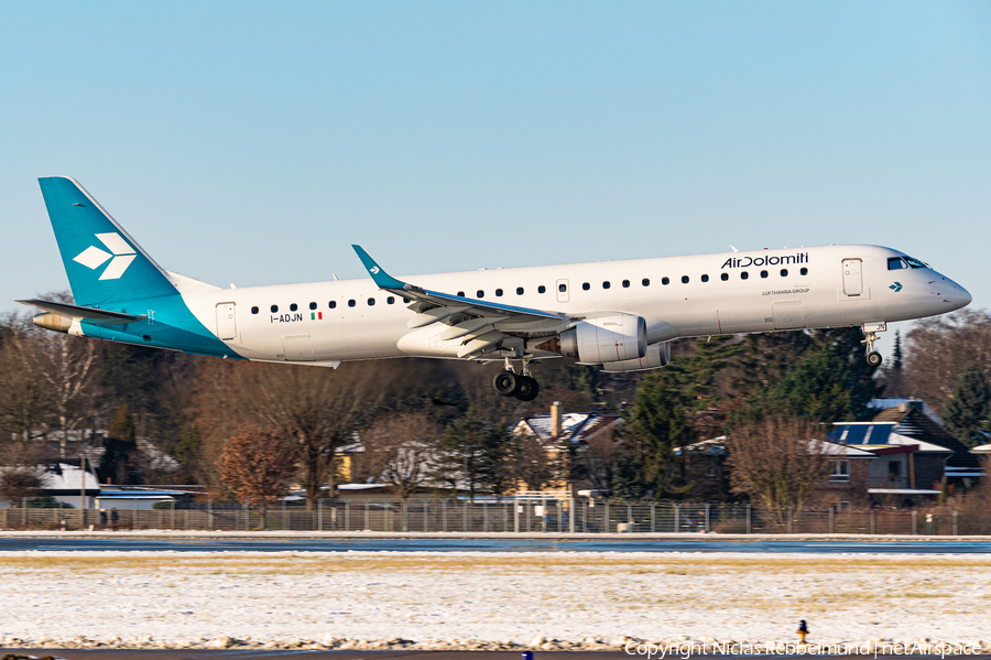 Air Dolomiti Embraer ERJ-195LR (ERJ-190-200LR) (I-ADJN) | Photo 426915