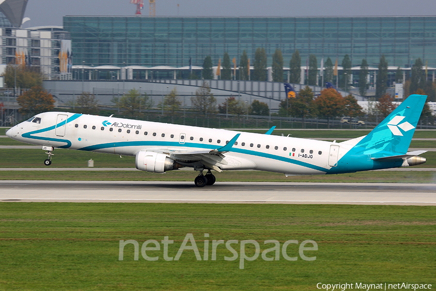 Air Dolomiti Embraer ERJ-195LR (ERJ-190-200LR) (I-ADJO) | Photo 167356