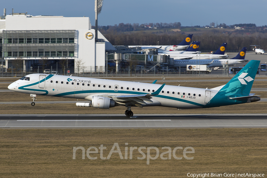 Air Dolomiti Embraer ERJ-195LR (ERJ-190-200LR) (I-ADJO) | Photo 42251