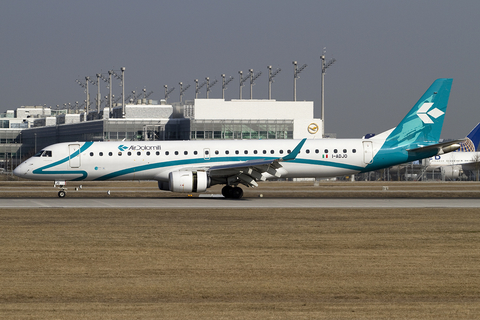 Air Dolomiti Embraer ERJ-195LR (ERJ-190-200LR) (I-ADJO) at  Munich, Germany