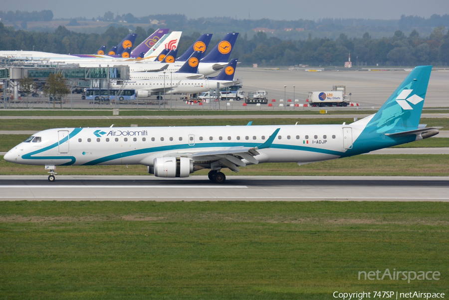 Air Dolomiti Embraer ERJ-195LR (ERJ-190-200LR) (I-ADJP) | Photo 87914