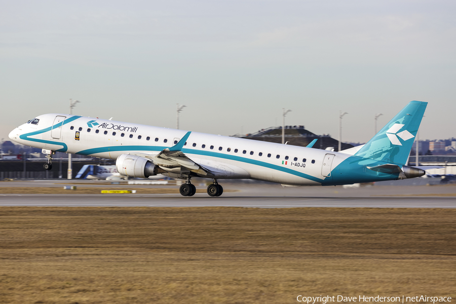 Air Dolomiti Embraer ERJ-195LR (ERJ-190-200LR) (I-ADJQ) | Photo 374405