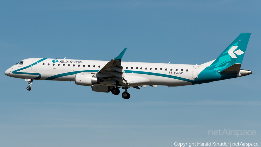 Air Dolomiti Embraer ERJ-195LR (ERJ-190-200LR) (I-ADJR) | Photo 358311