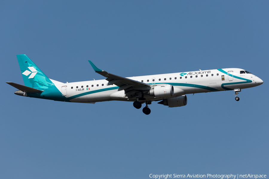 Air Dolomiti Embraer ERJ-195LR (ERJ-190-200LR) (I-ADJR) | Photo 379679