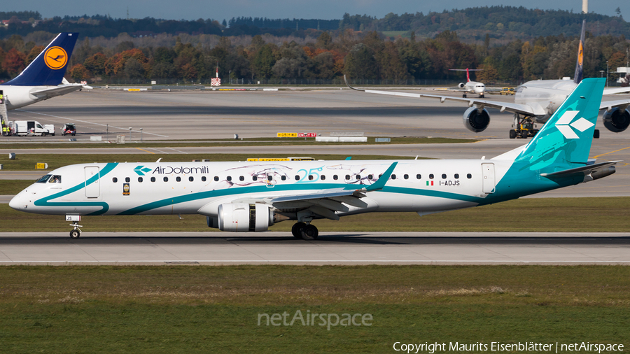 Air Dolomiti Embraer ERJ-195LR (ERJ-190-200LR) (I-ADJS) | Photo 194194