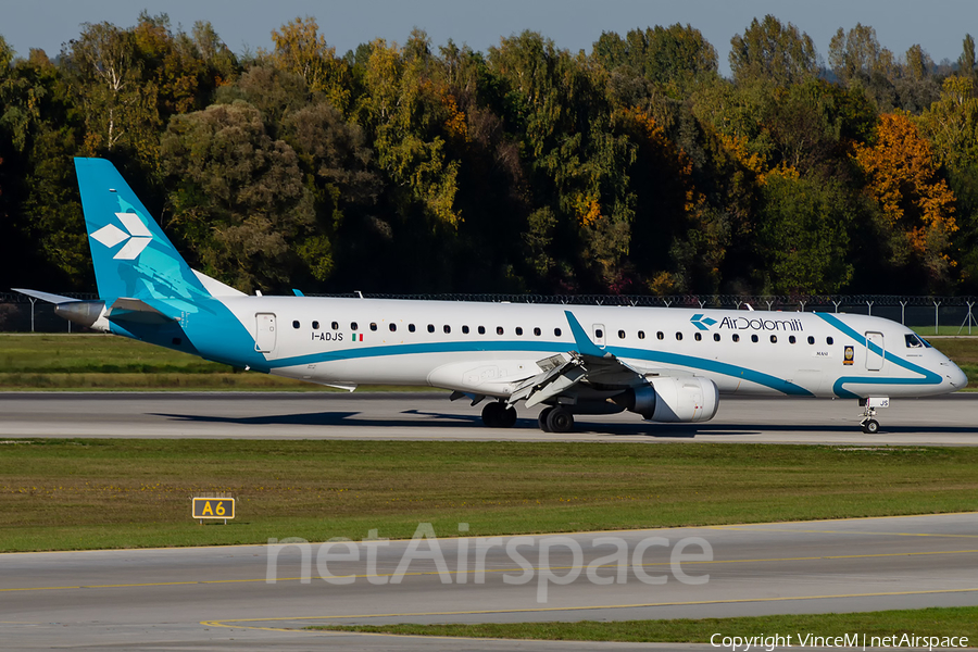 Air Dolomiti Embraer ERJ-195LR (ERJ-190-200LR) (I-ADJS) | Photo 337563