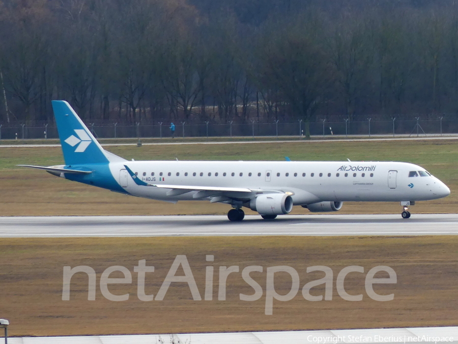 Air Dolomiti Embraer ERJ-195LR (ERJ-190-200LR) (I-ADJS) | Photo 364538