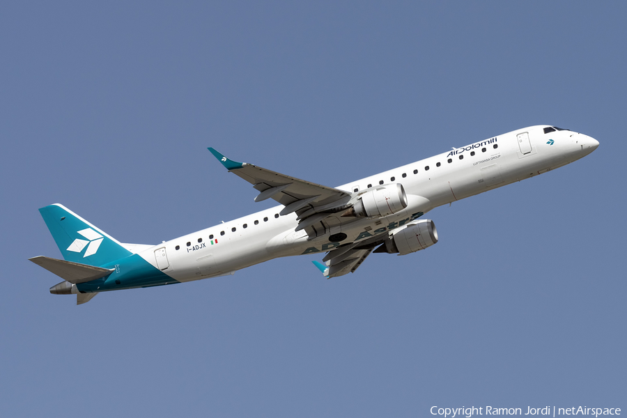 Air Dolomiti Embraer ERJ-195LR (ERJ-190-200LR) (I-ADJX) | Photo 612951