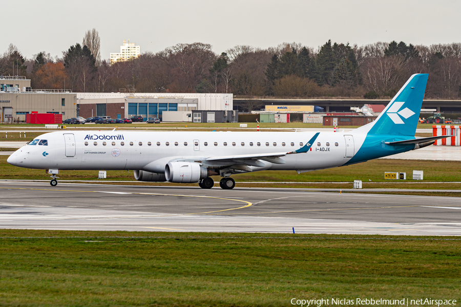 Air Dolomiti Embraer ERJ-195LR (ERJ-190-200LR) (I-ADJX) | Photo 603645