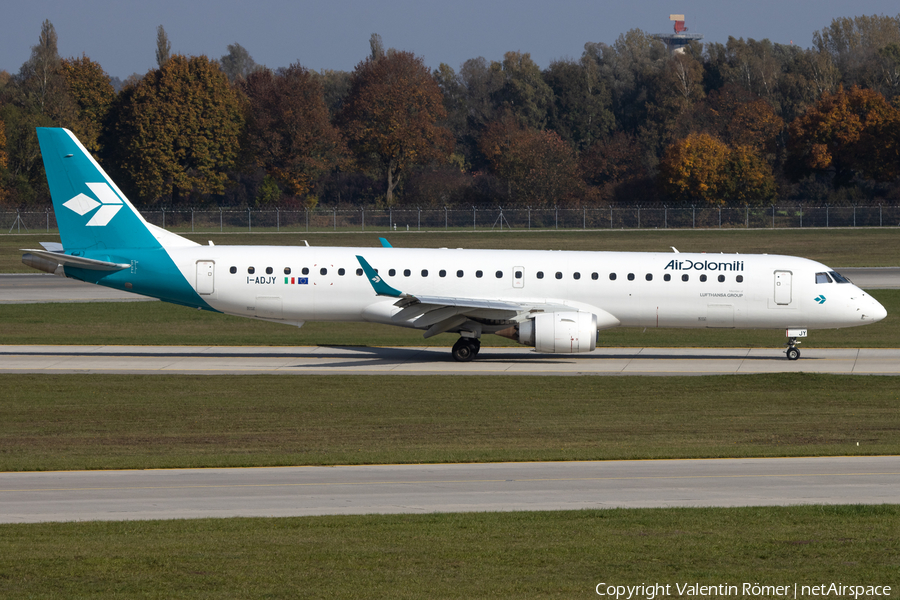 Air Dolomiti Embraer ERJ-195LR (ERJ-190-200LR) (I-ADJY) | Photo 538882