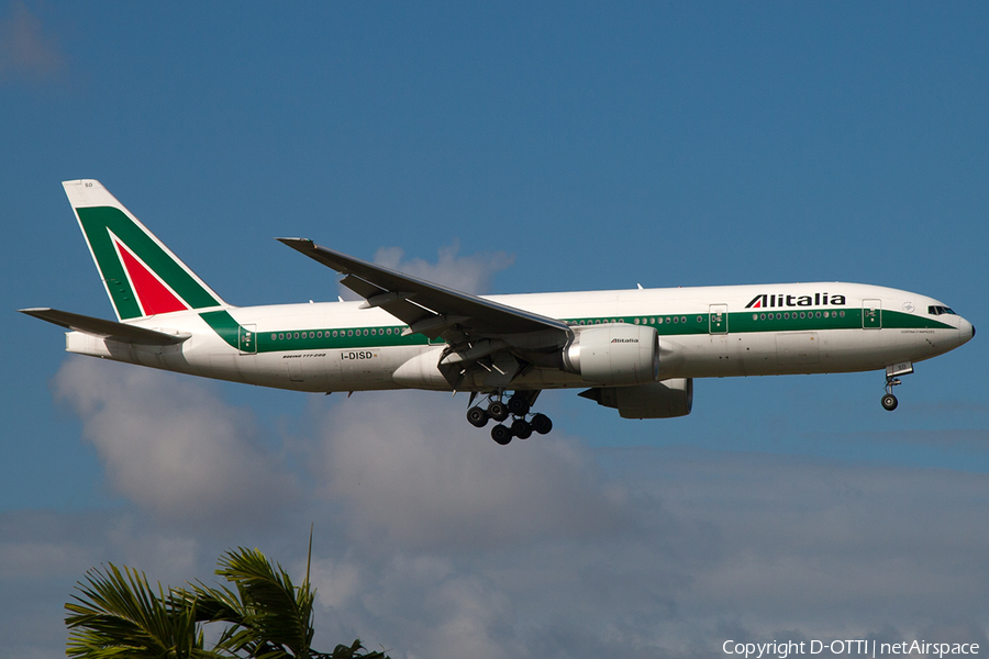 Alitalia Boeing 777-243(ER) (I-DISD) | Photo 228626