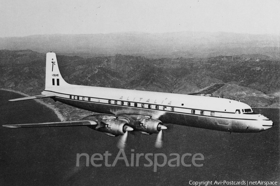 Alitalia Douglas DC-7C (I-DUVE) | Photo 91320