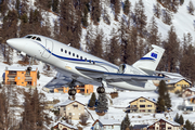 Air One Executive Dassault Falcon 2000 (I-GEFD) at  Samedan - St. Moritz, Switzerland