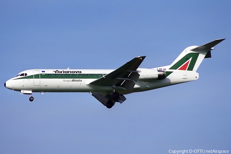 Avianova Fokker 70 (I-REJO) | Photo 156232