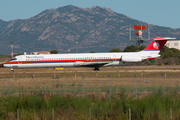 Meridiana McDonnell Douglas MD-82 (I-SMEL) at  Olbia - Costa Smeralda, Italy