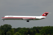 Meridiana McDonnell Douglas MD-82 (I-SMEM) at  Hamburg - Fuhlsbuettel (Helmut Schmidt), Germany