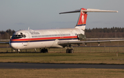 Meridiana McDonnell Douglas MD-82 (I-SMER) at  Billund, Denmark