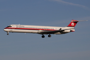 Meridiana McDonnell Douglas MD-82 (I-SMER) at  Rome - Fiumicino (Leonardo DaVinci), Italy