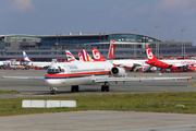 Meridiana McDonnell Douglas MD-82 (I-SMER) at  Hamburg - Fuhlsbuettel (Helmut Schmidt), Germany