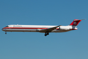 Meridiana McDonnell Douglas MD-82 (I-SMES) at  Olbia - Costa Smeralda, Italy