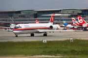 Meridiana McDonnell Douglas MD-82 (I-SMEV) at  Hamburg - Fuhlsbuettel (Helmut Schmidt), Germany