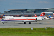 Meridiana McDonnell Douglas MD-82 (I-SMEV) at  Hamburg - Fuhlsbuettel (Helmut Schmidt), Germany