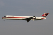 Meridiana McDonnell Douglas MD-82 (I-SMEV) at  Milan - Linate, Italy