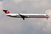 Meridiana McDonnell Douglas MD-82 (I-SMEZ) at  Rome - Fiumicino (Leonardo DaVinci), Italy