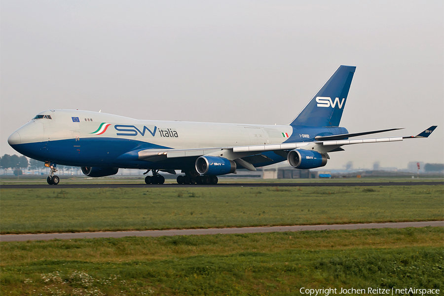 Silk Way Italia Boeing 747-4R7F (I-SWIB) | Photo 189356