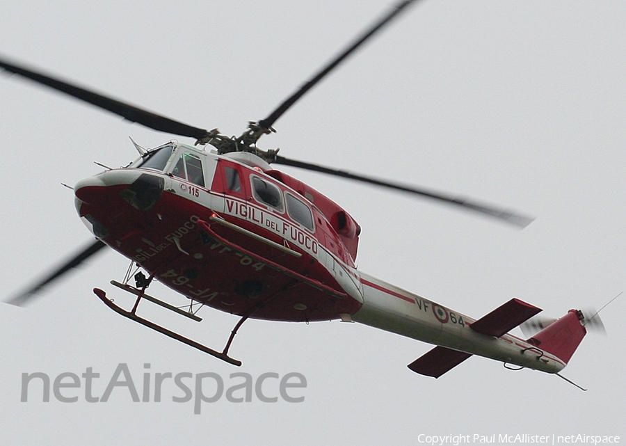 Italian - Vigili del Fuoco Agusta Bell AB-412EP (I-VFOS) | Photo 4489