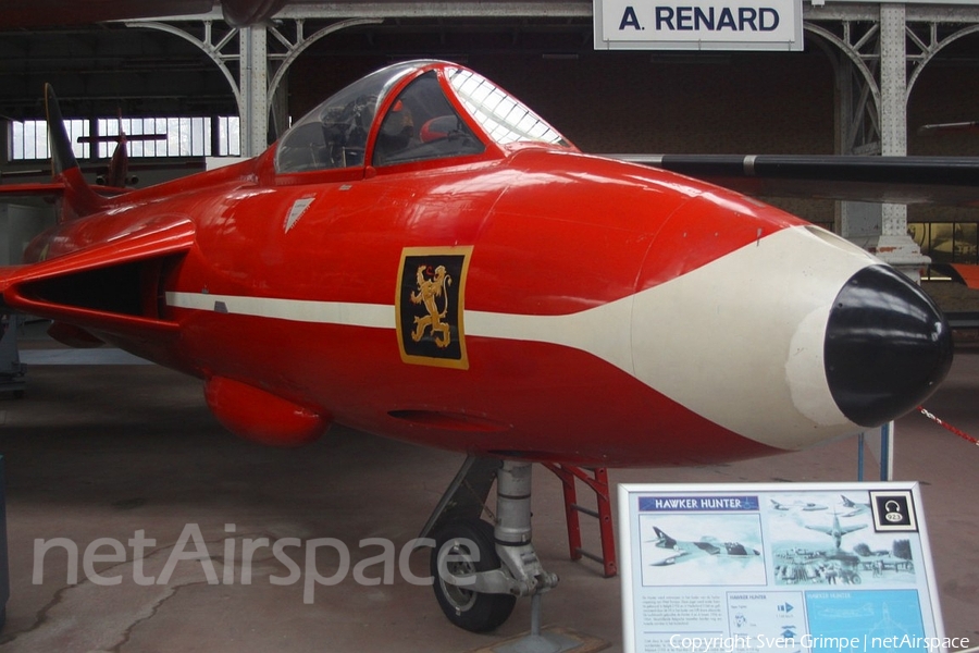 Belgian Air Force Hawker Hunter F.4 (IF70) | Photo 132035