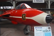 Belgian Air Force Hawker Hunter F.4 (IF70) at  Brussels Air Museum, Belgium