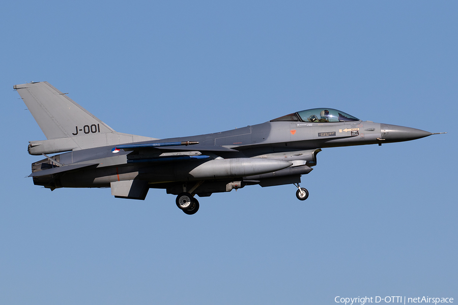 Royal Netherlands Air Force General Dynamics F-16AM Fighting Falcon (J-001) | Photo 309986
