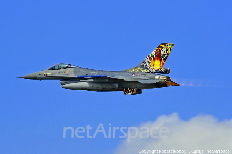 Royal Netherlands Air Force General Dynamics F-16AM Fighting Falcon (J-008) | Photo 6048