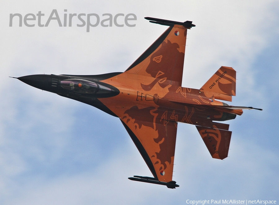 Royal Netherlands Air Force General Dynamics F-16AM Fighting Falcon (J-015) | Photo 14690