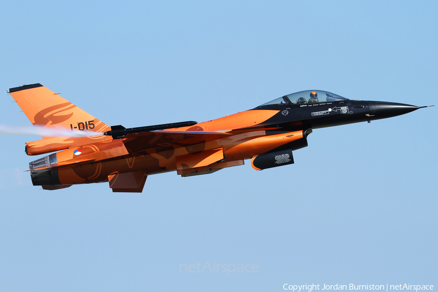 Royal Netherlands Air Force General Dynamics F-16AM Fighting Falcon (J-015) | Photo 28652