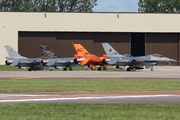 Royal Netherlands Air Force General Dynamics F-16AM Fighting Falcon (J-016) at  RAF Fairford, United Kingdom