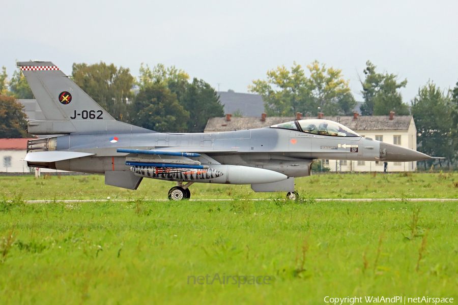 Royal Netherlands Air Force General Dynamics F-16AM Fighting Falcon (J-062) | Photo 472461
