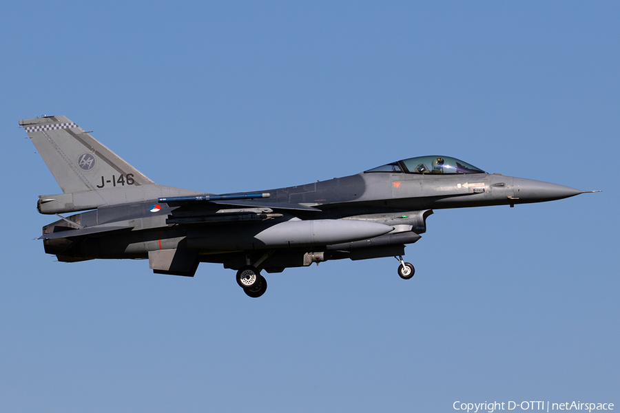 Royal Netherlands Air Force General Dynamics F-16AM Fighting Falcon (J-146) | Photo 309988