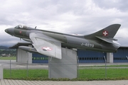 Swiss Air Force Hawker Hunter F.58 (J-4070) at  Emmen Air Base, Switzerland