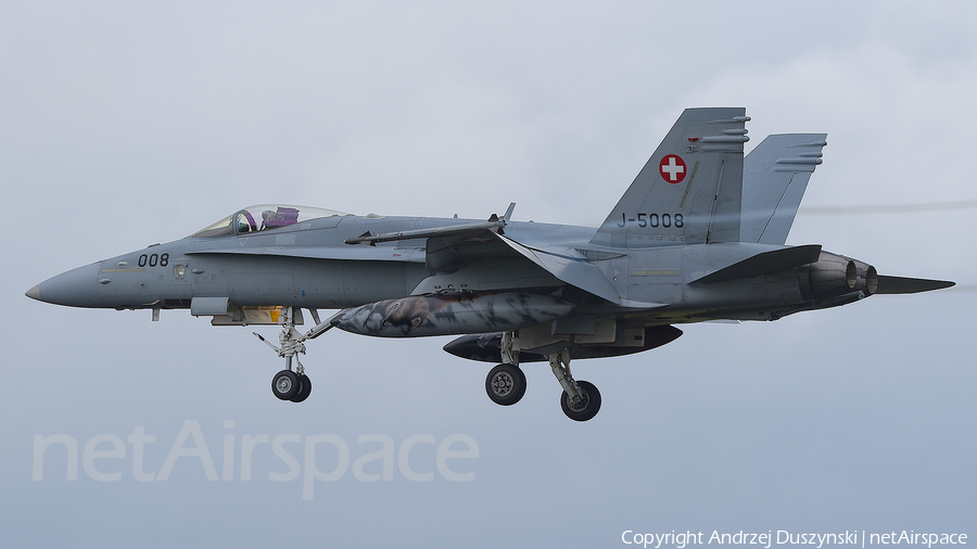 Swiss Air Force McDonnell Douglas F/A-18C Hornet (J-5008) | Photo 626696