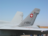 Swiss Air Force McDonnell Douglas F/A-18C Hornet (J-5013) at  Beja, Portugal