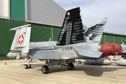 Swiss Air Force McDonnell Douglas F/A-18C Hornet (J-5018) at  Luqa - Malta International, Malta