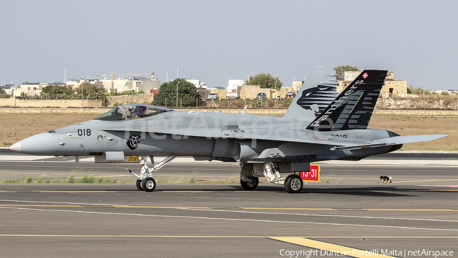 Swiss Air Force McDonnell Douglas F/A-18C Hornet (J-5018) | Photo 609199
