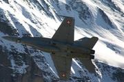 Swiss Air Force McDonnell Douglas F/A-18C Hornet (J-5020) at  Axalp, Switzerland