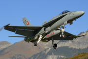 Swiss Air Force McDonnell Douglas F/A-18C Hornet (J-5021) at  Meiringen - Unterbach, Switzerland