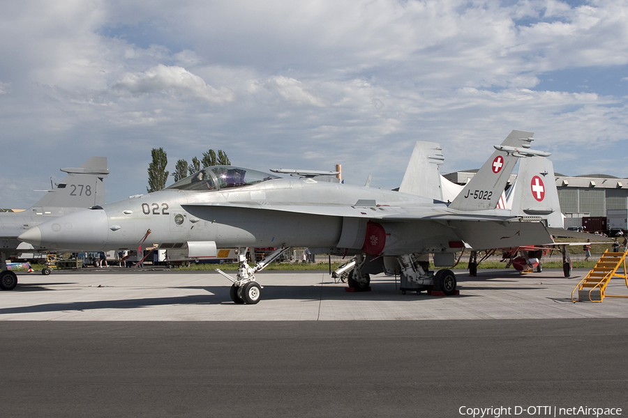 Swiss Air Force McDonnell Douglas F/A-18C Hornet (J-5022) | Photo 292730